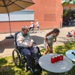 een dag in Woonzorgcentrum Sint-Medard en fietsdiploma zilver