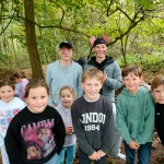 bosleerwandeling en park- en bosspelen